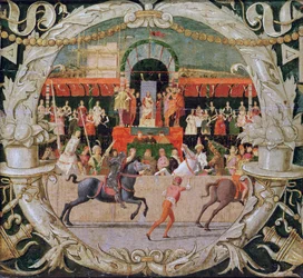 The Rape of the Sabines (before the signal)